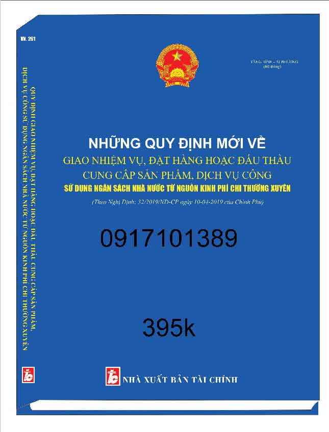 NHỮNG QUY ĐỊNH MỚI VỀ GIAO NHIỆM VỤ, ĐẶT HÀNG HOẶC ĐẤU THẦU CUNG CẤP SẢN PHẨM, DỊCH VỤ CÔNG SỬ DỤNG NGÂN SÁCH NHÀ NƯỚC TỪ NGUỒN KINH PHÍ CHI THƯỜNG XUYÊN