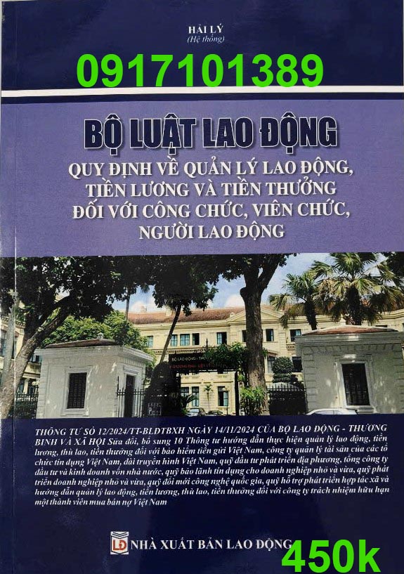 BỘ LUẬT LAO ĐỘNG – QUY ĐỊNH VỀ QUẢN LÝ LAO ĐỘNG, TIỀN LƯƠNG VÀ TIỀN THƯỞNG ĐỐI VỚI CÔNG CHỨC, VIÊN CHỨC, NGƯỜI LAO ĐỘNG