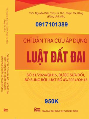 CHỈ DẪN TRA CỨU ÁP DỤNG LUẬT ĐẤT ĐAI