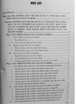 Hướng Dẫn Chế Độ Quản Lý, Tính Hao Mòn, Khấu Hao Tài Sản Cố Định
