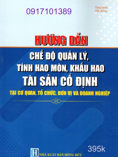 Hướng Dẫn Chế Độ Quản Lý, Tính Hao Mòn, Khấu Hao Tài Sản Cố Định