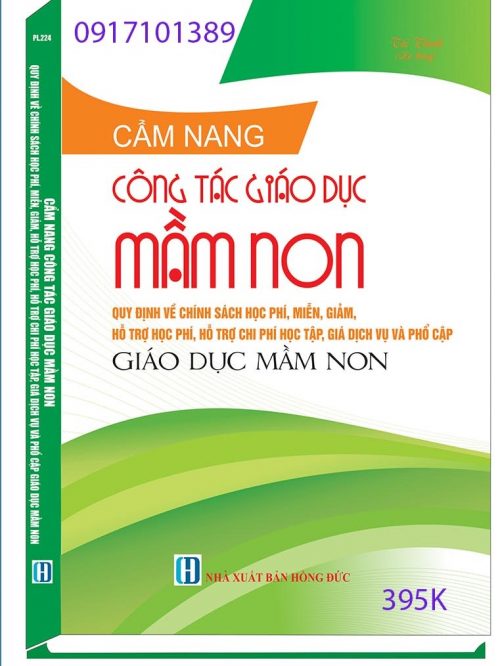 CẨM NANG CÔNG TÁC GIÁO DỤC MẦM NON – Sao chép