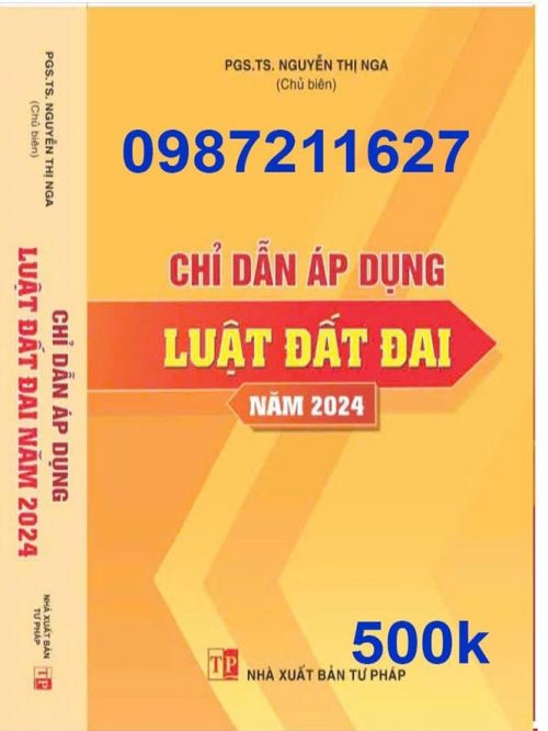 2024 chỉ dẫn áp dụng luật đất đai 2024
