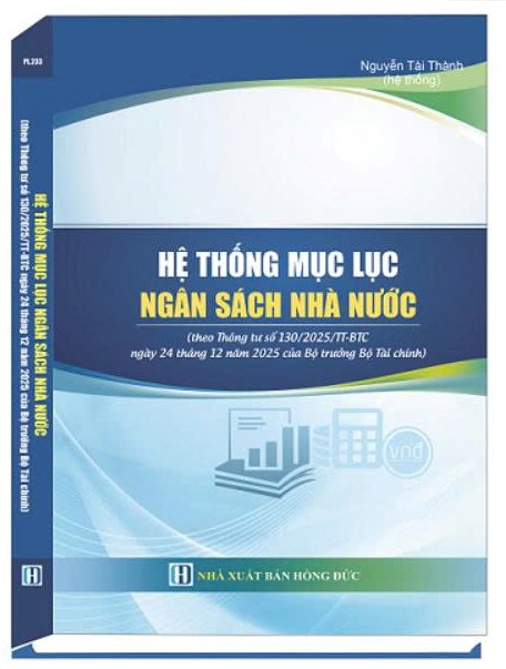 HỆ THỐNG MỤC LỤC NGÂN SÁCH NHÀ NƯỚC(theo Thông tư số 1302025TT-BTC