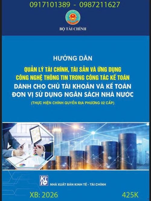 HƯỚNG DẪN QUẢN LÝ TÀI CHÍNH, TẢI SẢN VÀ ỨNG DỤNG CÔNG NGHỆ THÔNG TIN
