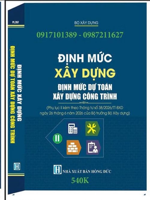 ĐỊNH MỨC XÂY DỰNG ĐỊNH MỨC DỰ TOÁN KHẢO SÁT XÂY DỰNG CÔNG TRÌNH;  LẮP ĐẶT HỆ THỐNG KỸ THUẬT CỦA CÔNG TRÌNH;  LẮP ĐẶT MÁY VÀ THIẾT BỊ CÔNG NGHỆ